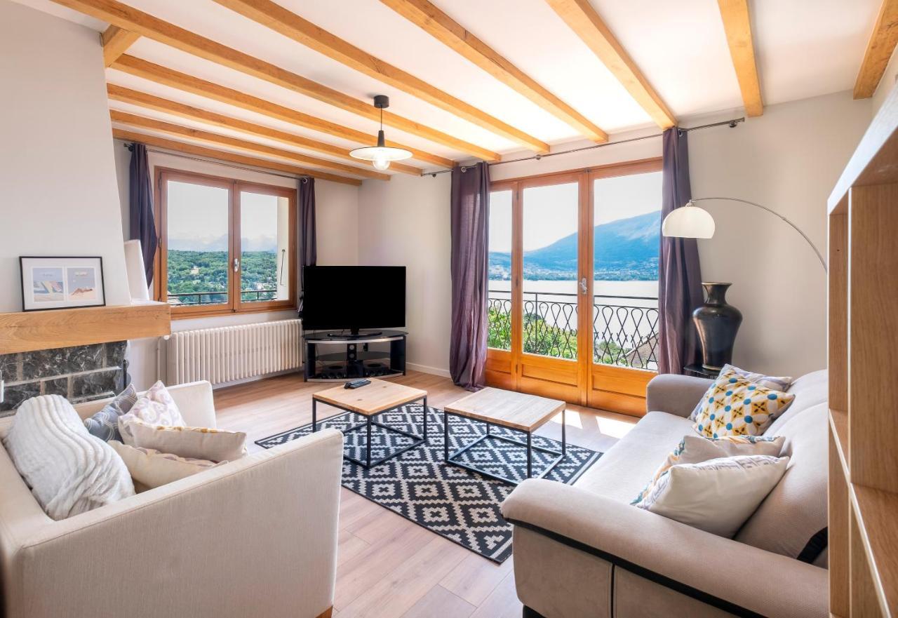 T4 Avec Vue Imprenable Sur Le Lac D'Annecy Veyrier-du-Lac Exterior foto