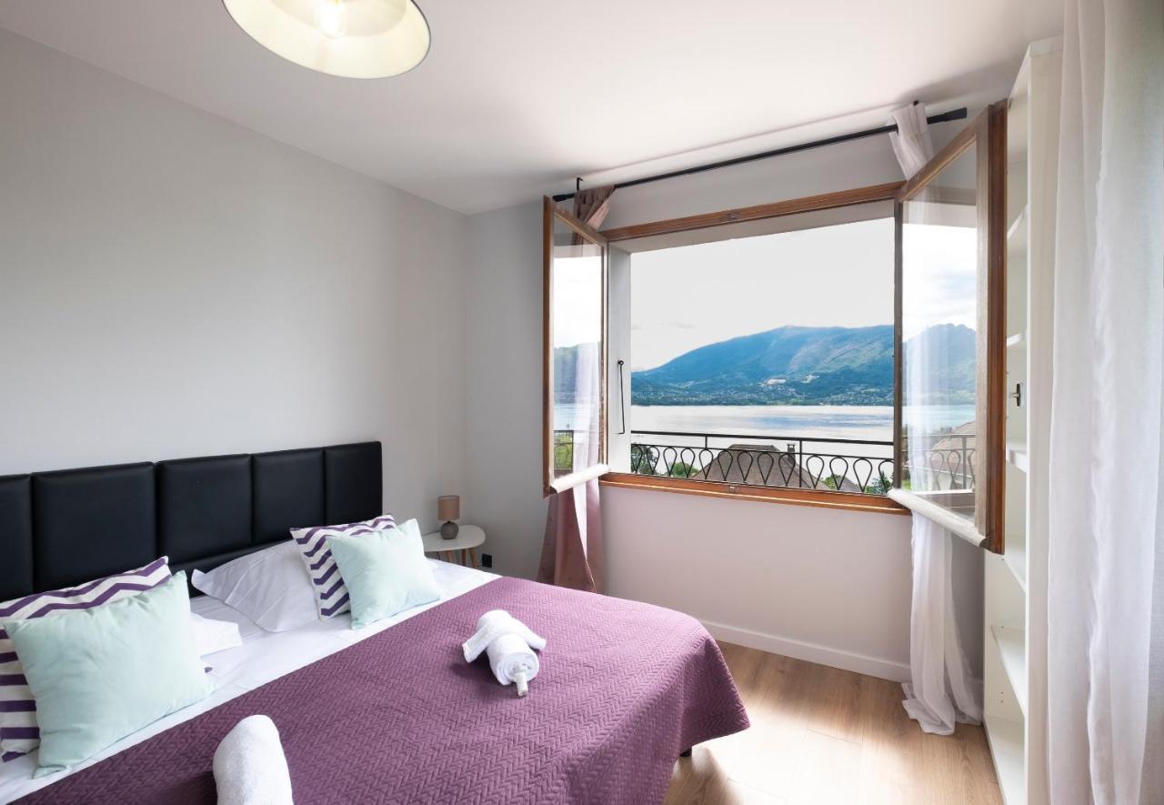 T4 Avec Vue Imprenable Sur Le Lac D'Annecy Veyrier-du-Lac Exterior foto