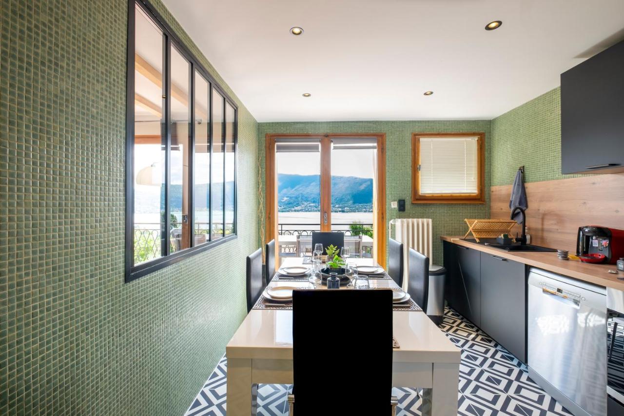 T4 Avec Vue Imprenable Sur Le Lac D'Annecy Veyrier-du-Lac Exterior foto