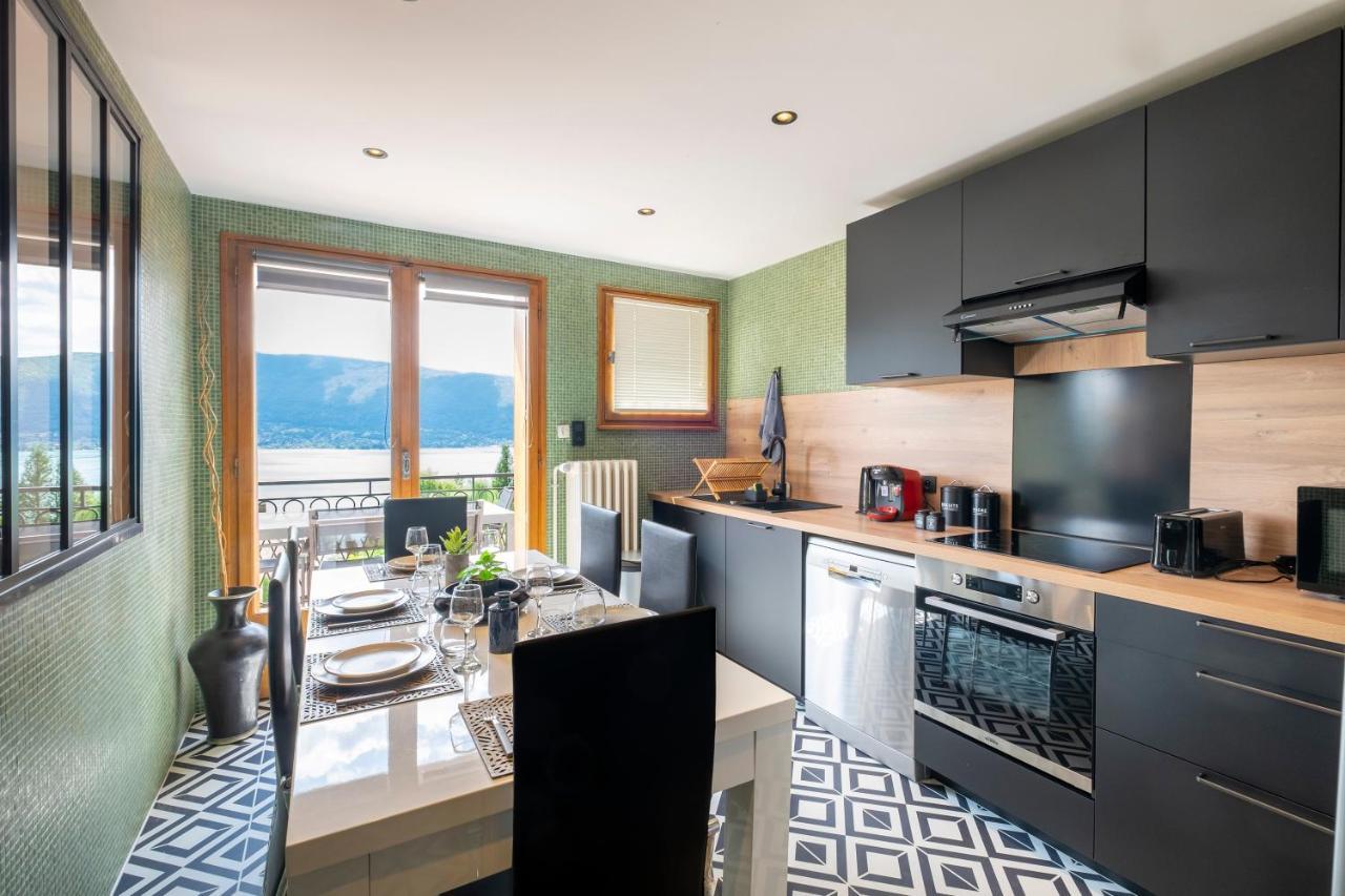 T4 Avec Vue Imprenable Sur Le Lac D'Annecy Veyrier-du-Lac Exterior foto
